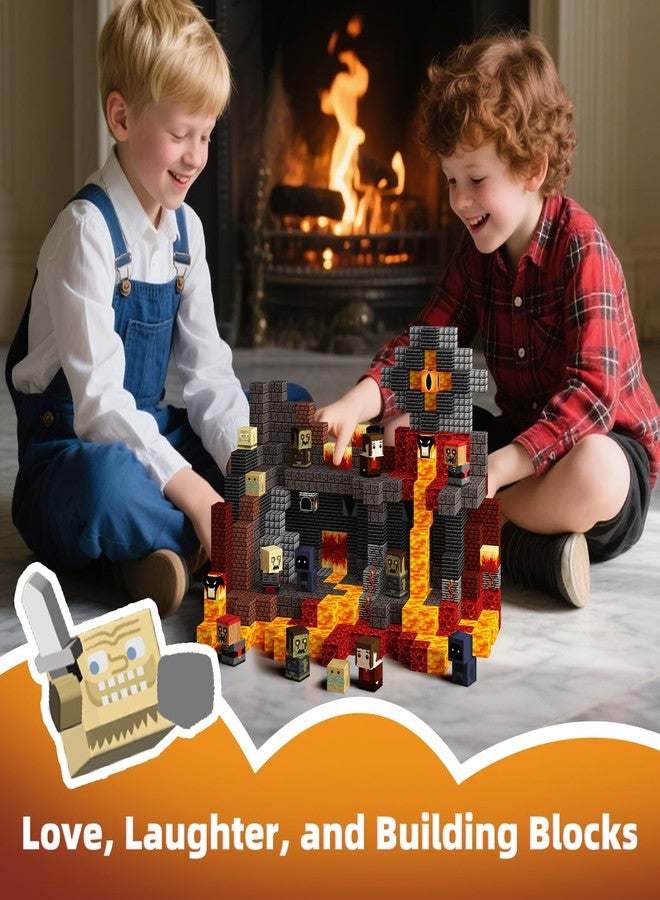 idoot 100PCS Magnetic Blocks Monster Sensory Toys for Kids, Build MagWonder with Building Construction Playset, STEM Montessori Gifts for Boys and Girls - Image 4